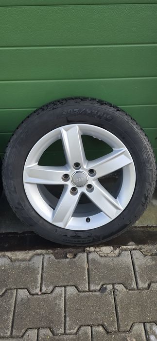 Koła Audi 5x112 opony zimowe 205x55r16
