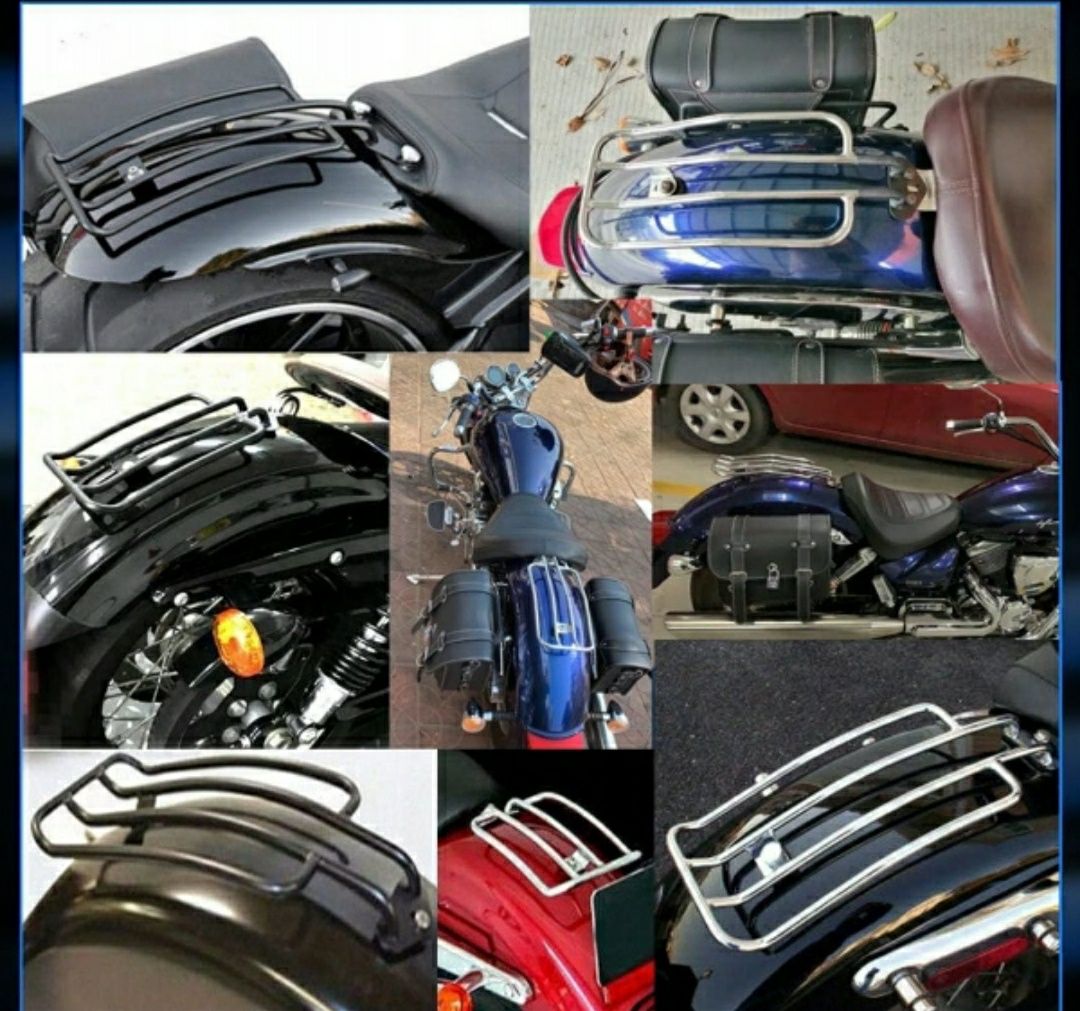 Bagażnik Harley XL Sportster 2004–2018 18 cm Solo BLACK