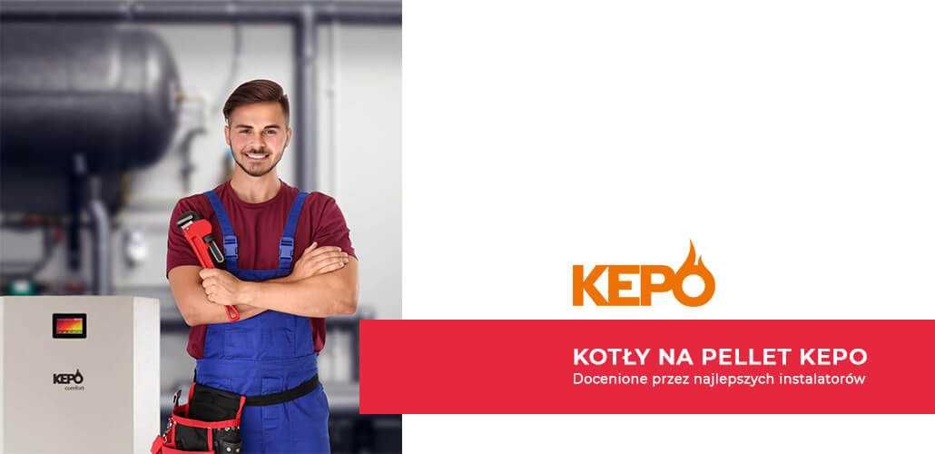 Kocioł na pellet Kepo 20 kW WiFi WYPRZEDAŻ