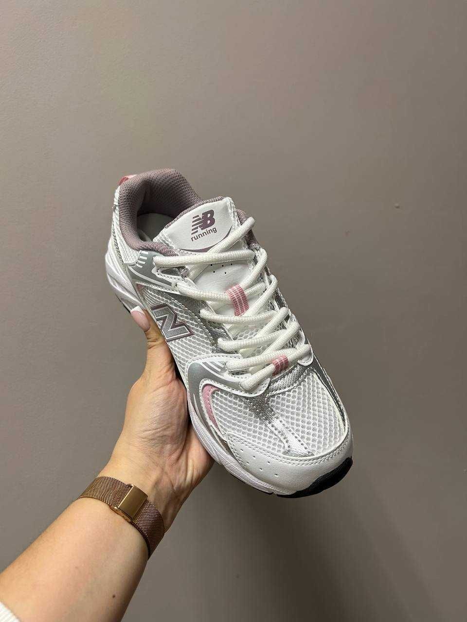 Кросівки New Balance 530 White Pink / кроси Ню Беленс 530 біло-рожеві