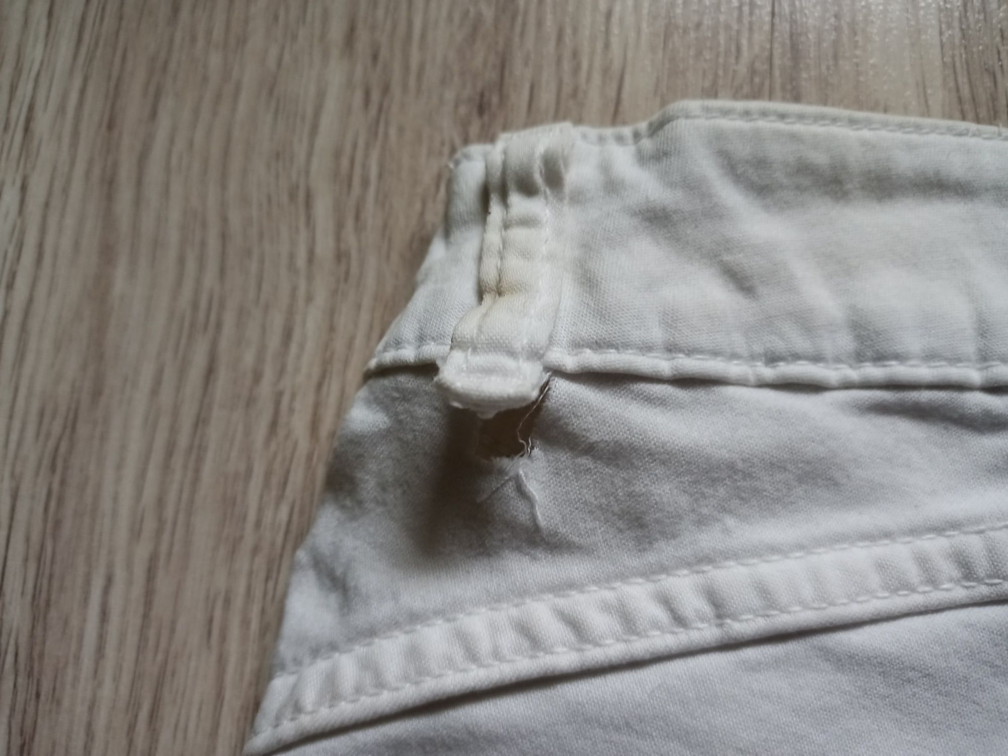 Białe spodnie G-star originals raw denim