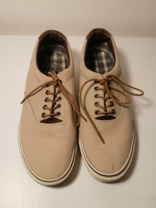 Sapato Tipo Vans Cor Beje
