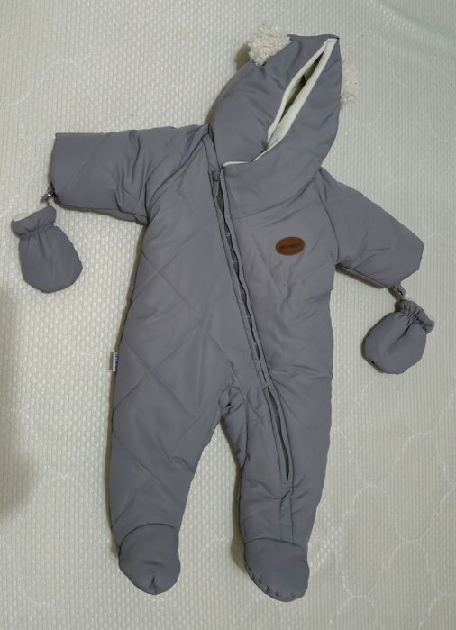 Новий зимовий дитячий комбінезон 68 розмір. Зимовий чоловічок