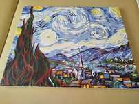 Obraz na płótnie Gwiaździsta Noc 40x50cm