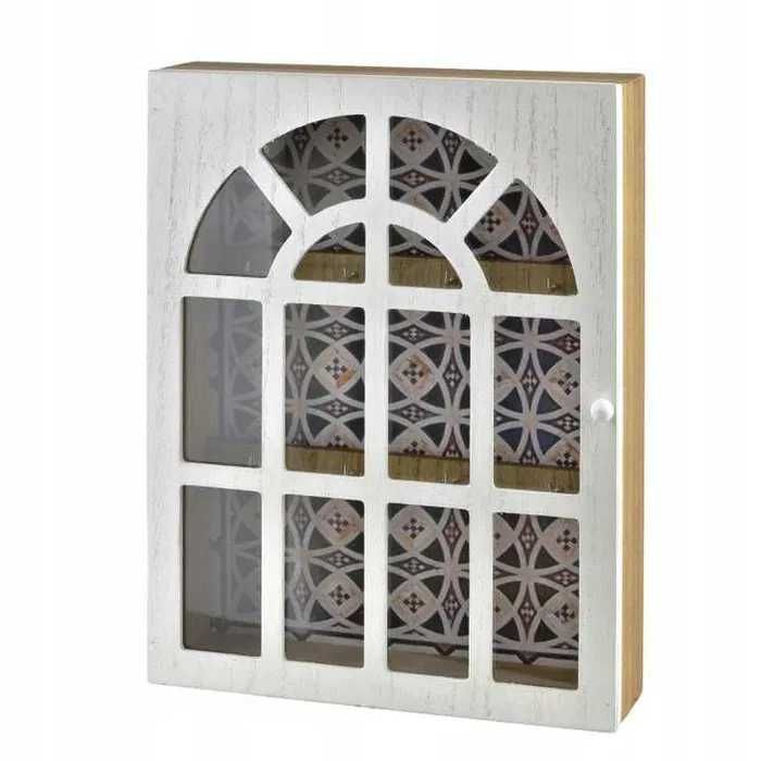 Drewniana skrzynka na klucze STACY 28x21x5,5 HTYK0229