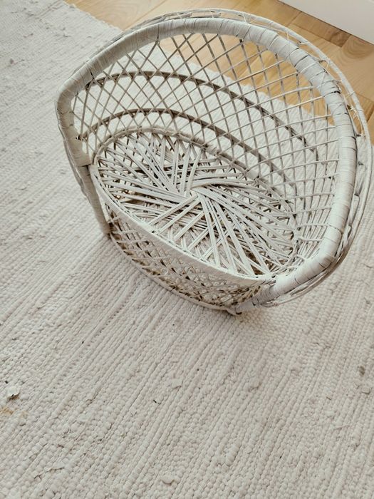 Sofa wiklinowa kwietnik, półka na kwiatki, sofa, koszyk, dla lalek