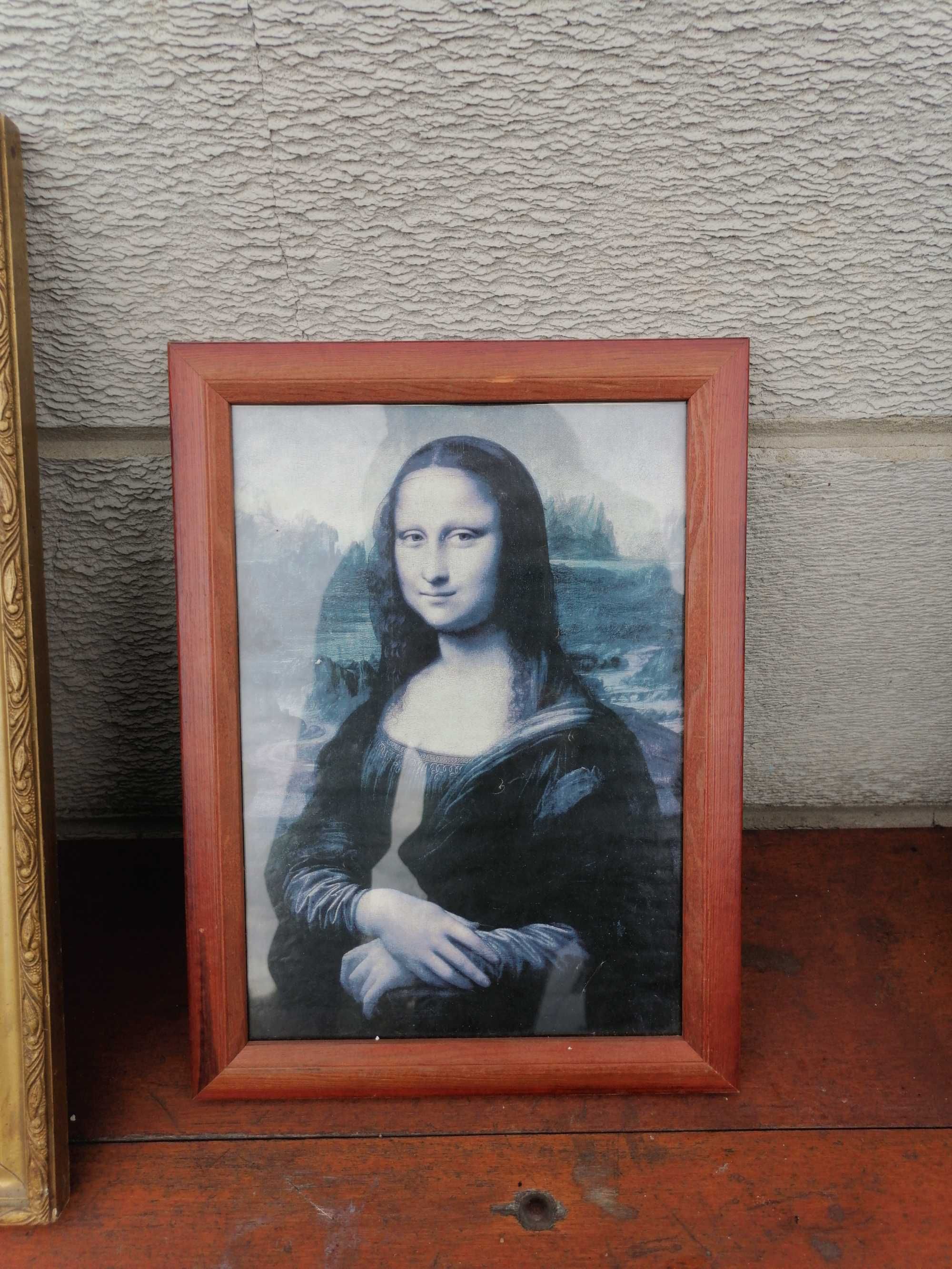 Mona Lisa piękny oprawiony Obraz