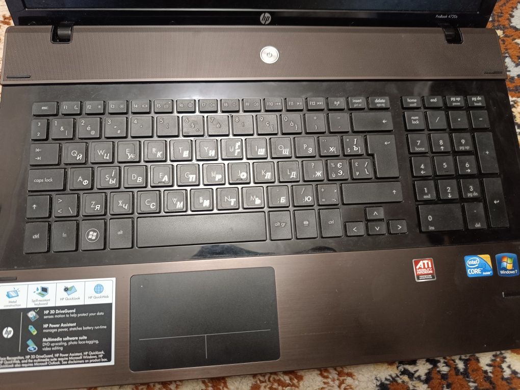 Клавіатура HP ProBook 4720s