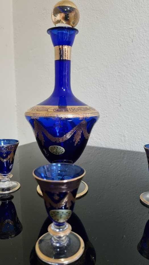 Conjunto Cristal Murano Italiano