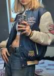Baseball jacket z naszywkami Pull & Bear 36