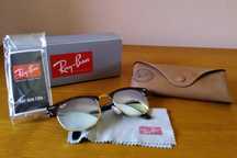 Óculos de Sol Ray Ban Clubmaster (+1 par de lentes pretas)