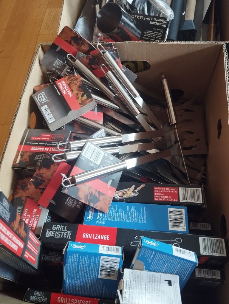 Nowy Towar Kat A hurt Palety boxy Lidl grill akcesoria min 160 sztuk