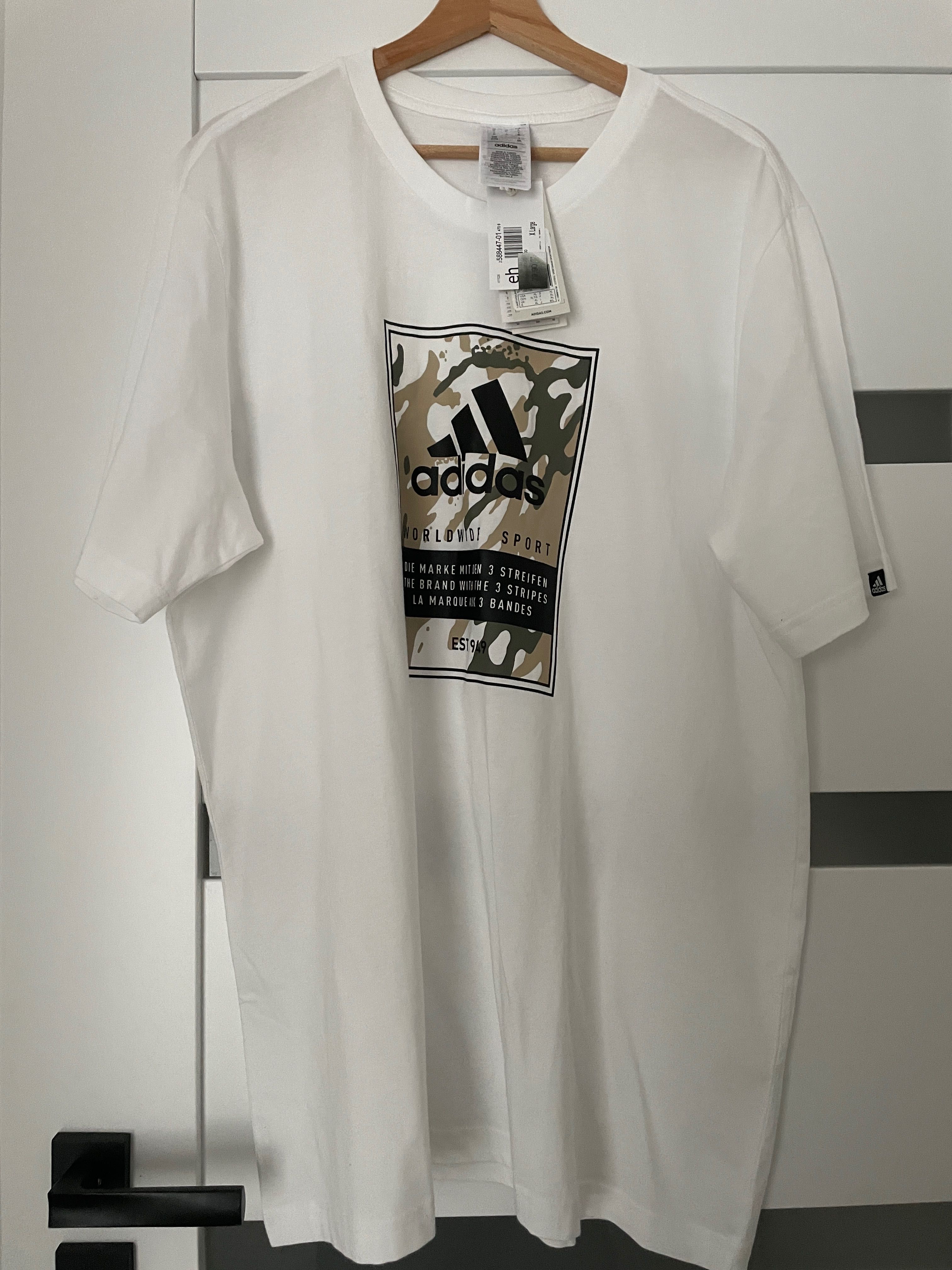 Dwie koszulki Adidas nowe r.Xl