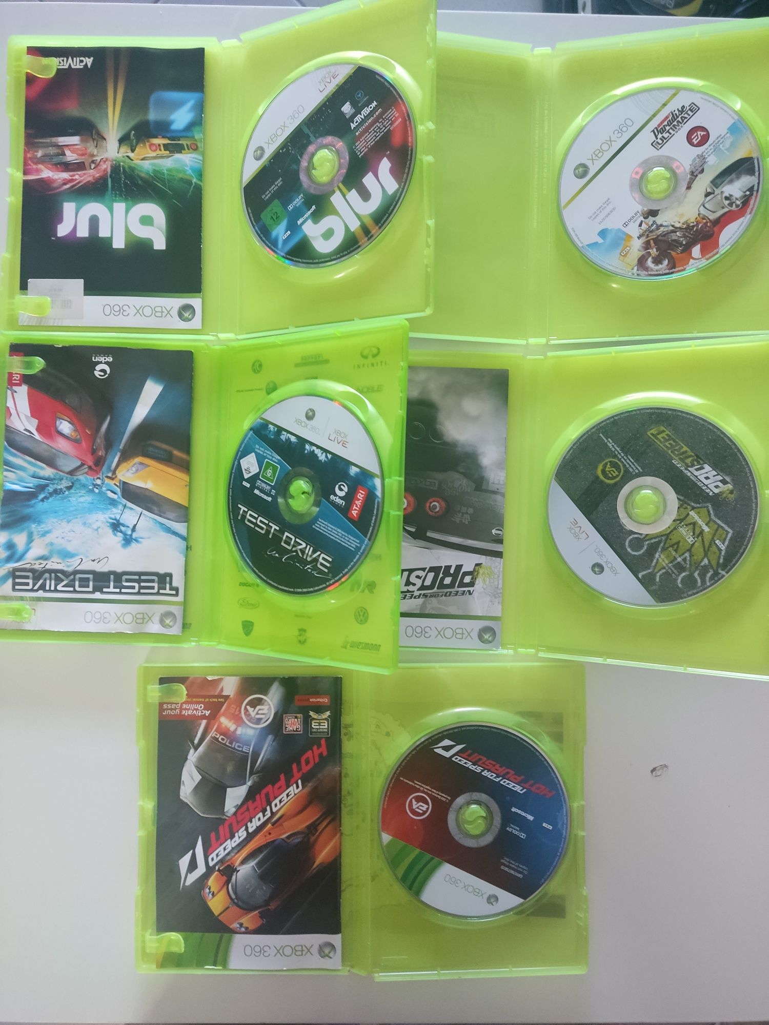 Wyścigi Xbox 360 NFS,Dirt,Forza, PGR,F1,SBK,Naild itd