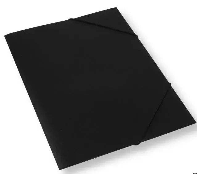 Teczka A4 z gumką czarna. Penword. Nowy Produkt