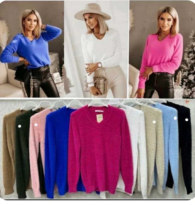 Milusie sweterki alpakowe