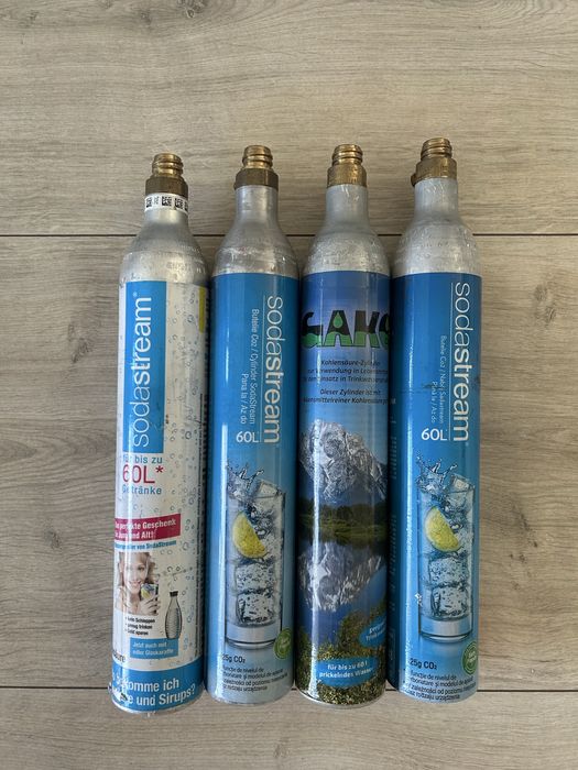 Nabój do sodastream niebieski 2 pelne 2 puste