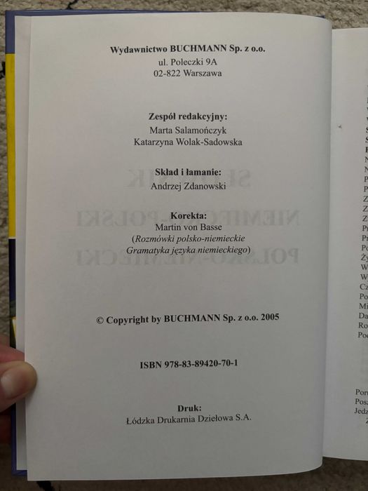 Słownik rozmówki gramatyka niemiecko-polski polsko-niemiecki