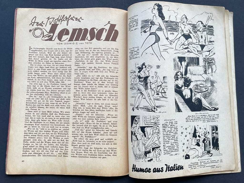 Wiener Magazin Austria Listopad 1940 III Rzesza