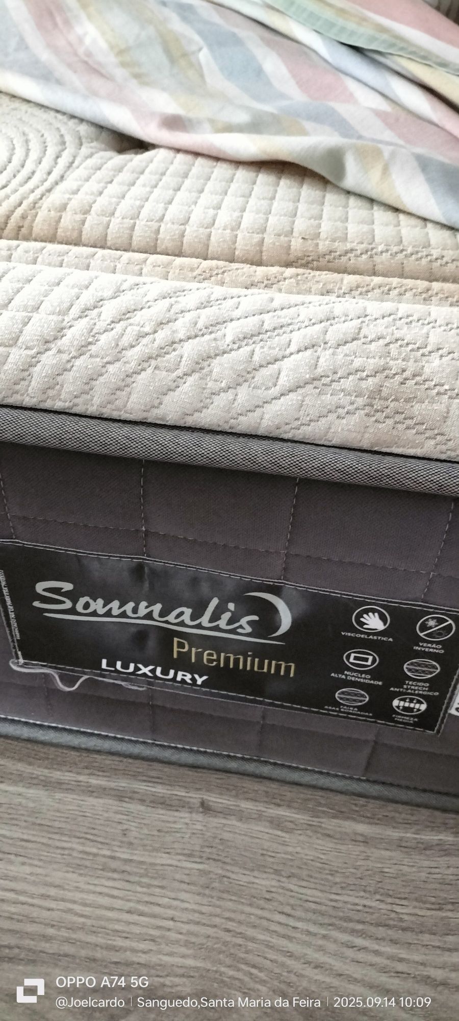 Estrutura de cama + estrado+ colchão