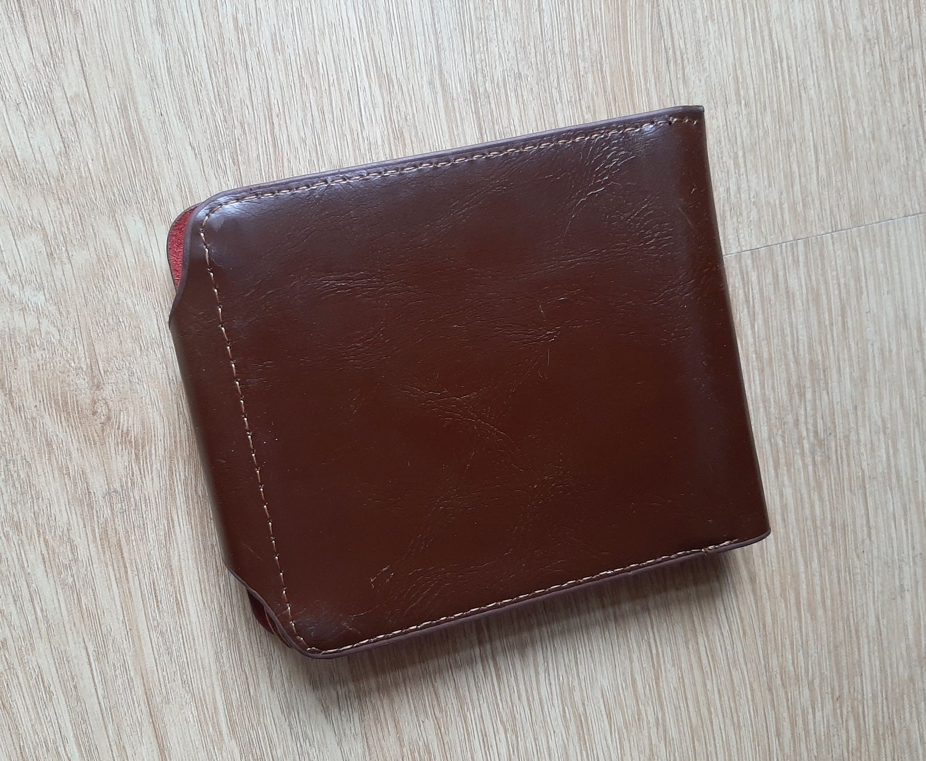 Skórzany Kowbojski Męski Portfel Bailini Genuine Retro Leather PRL