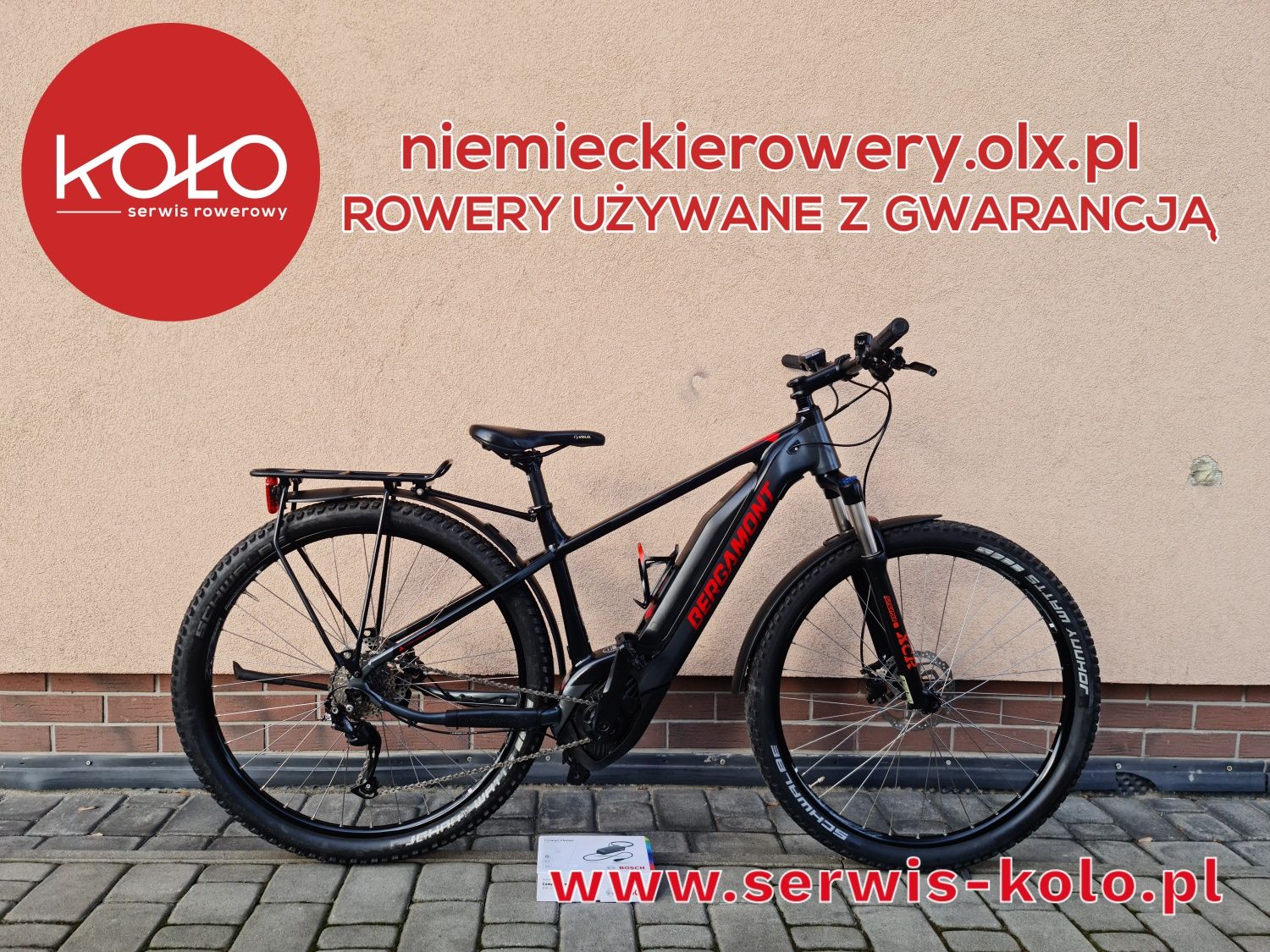 Rower elektryczny górski MTB BERGAMONT koła 29 SHIMANO ALTUS aluminium