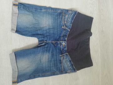 spodenki krótkie ciążowe dżinsowe Denim roz. 40