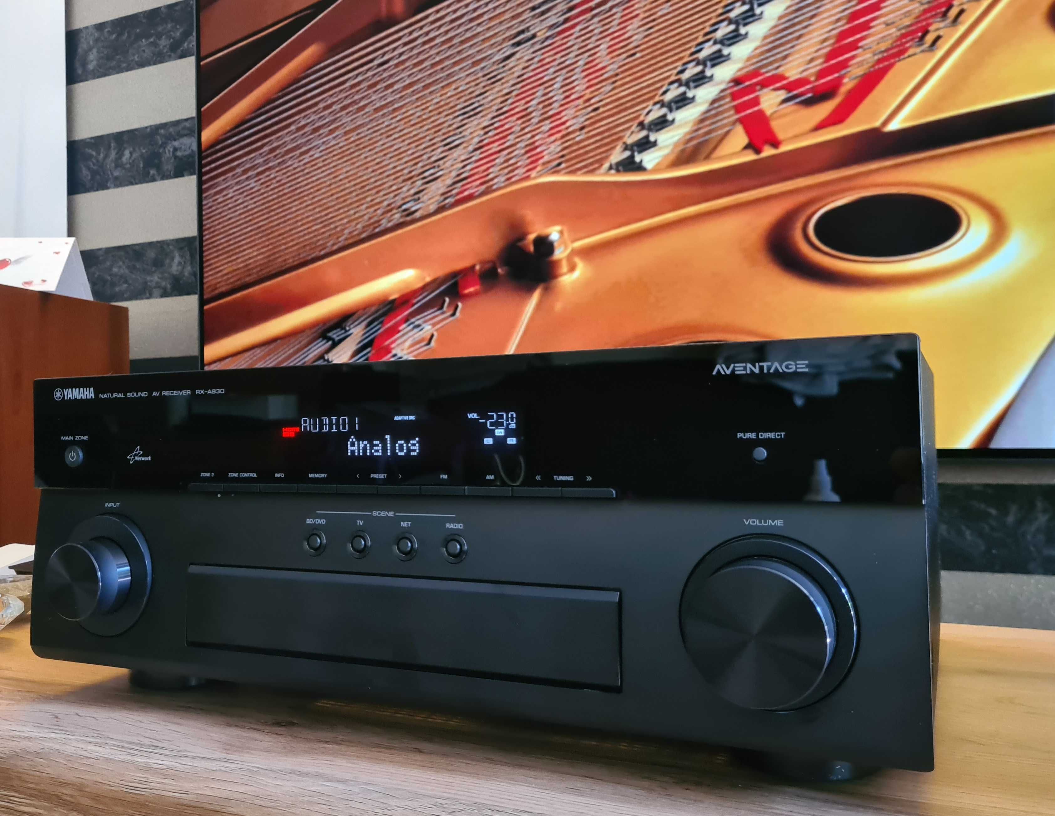 YAMAHA RX-A830 4K UHD amplituner kina domowego.