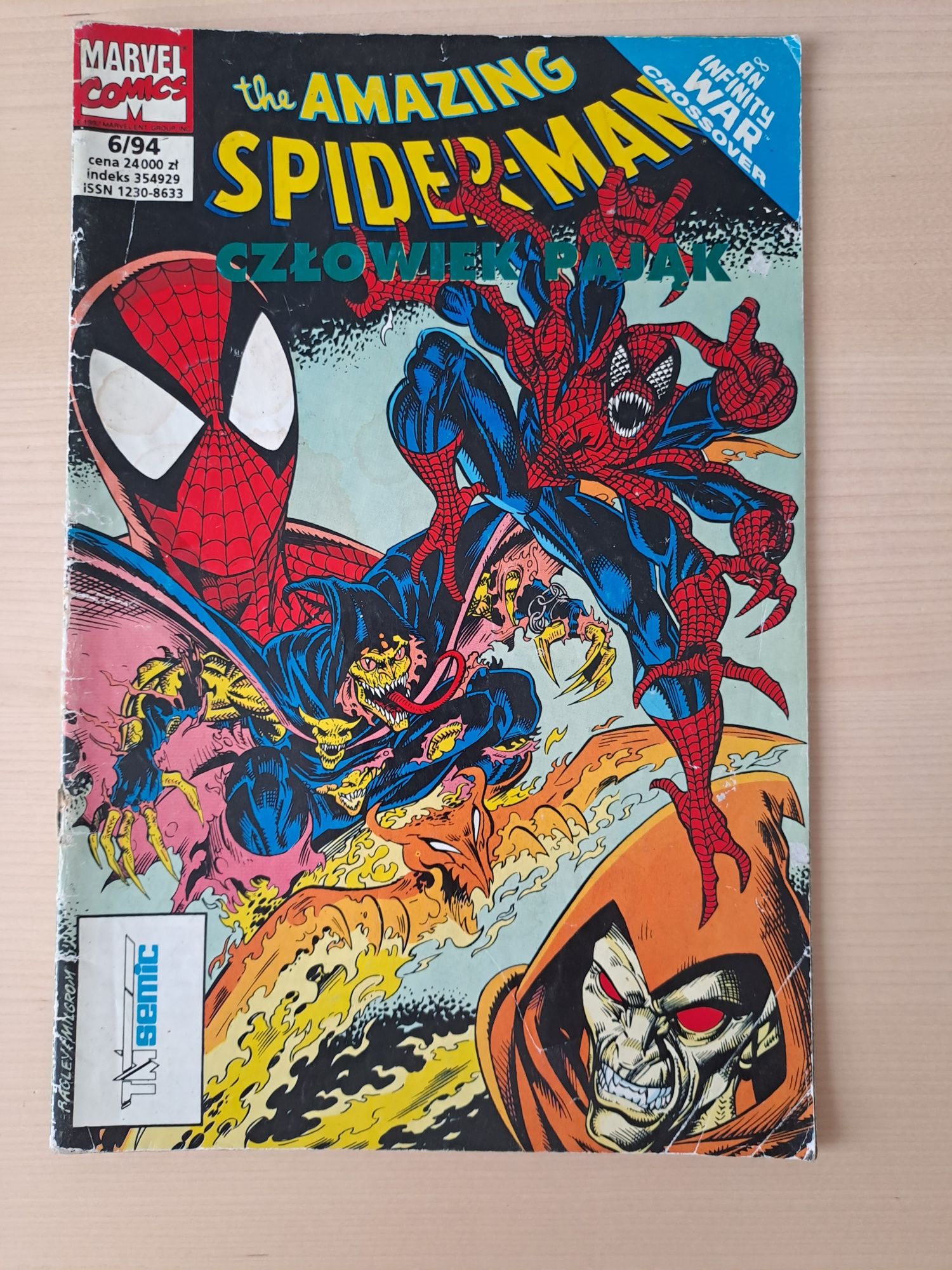 Komiks Spider-Man nr 6/94 Marvel Comics