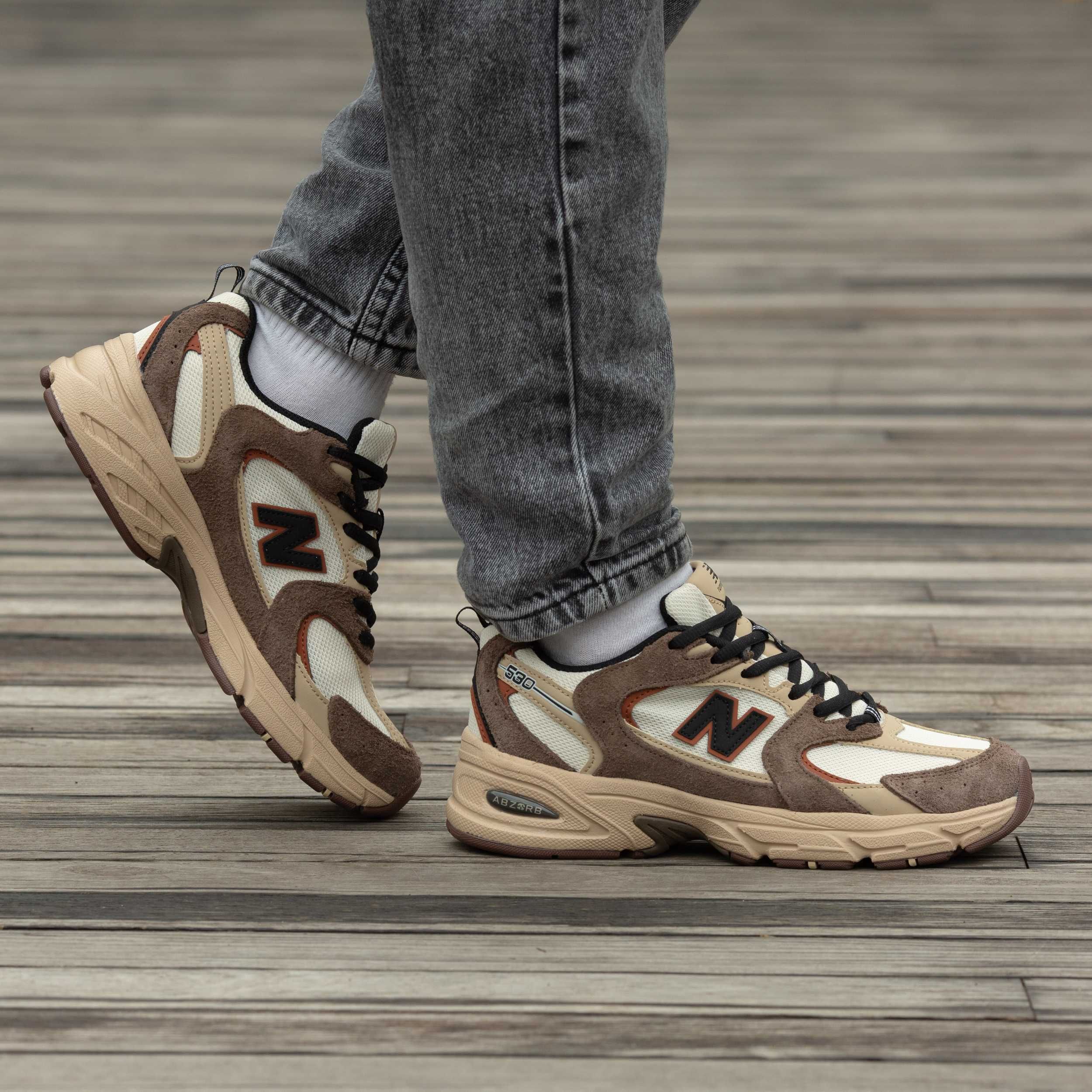Кросівки New Balance 530 Brown Suede (37 - 45 )