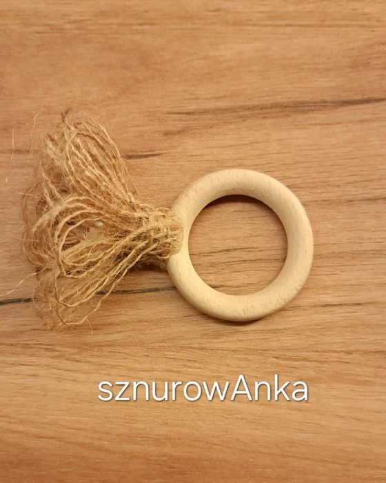 Komplet 6 obrączek do serwetek w stylu boho