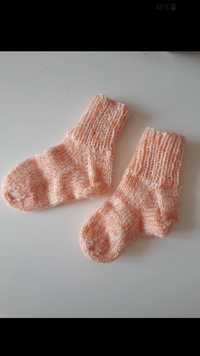 Beauty new handmade orange baby socks