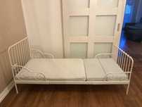 Łóżko dzieciece o regulowanej długości IKEA MINNEN