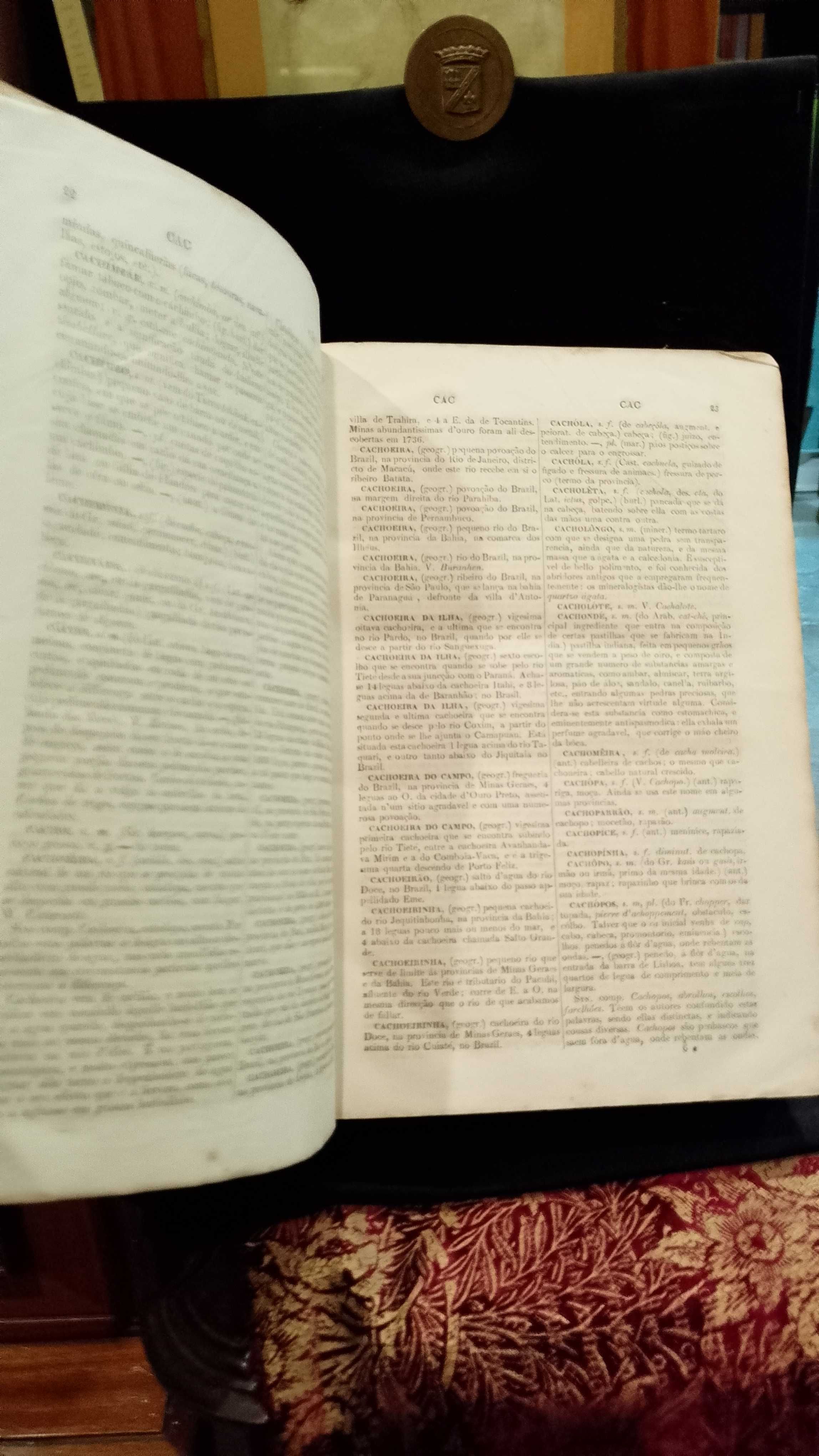Dicionário 1851 Eduardo de Faria 2º Volume