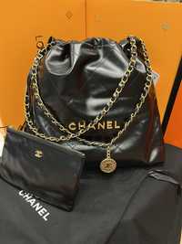 Torebka S22 Chanel Black Leather