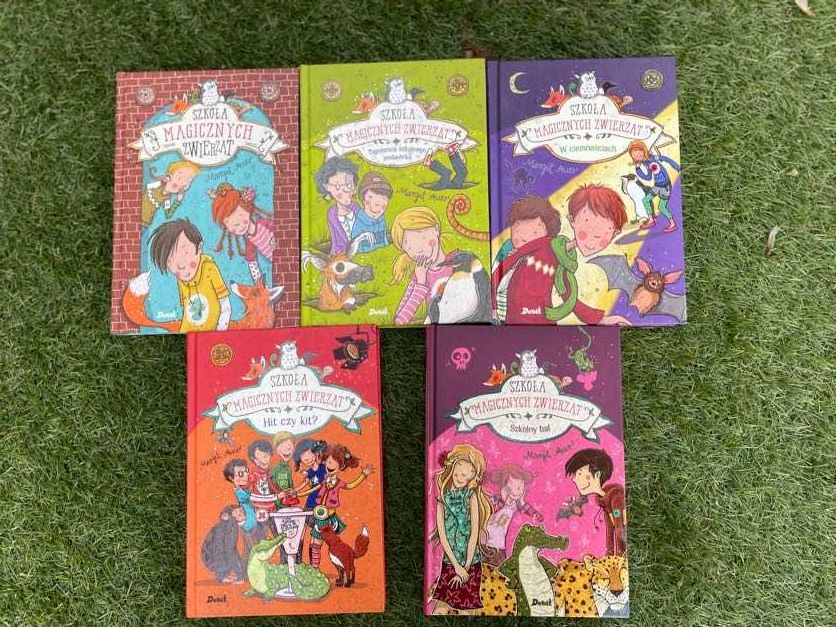 Seria 5 Książek "Szkoła Magicznych Zwierząt" części 1,2,3,5,8.