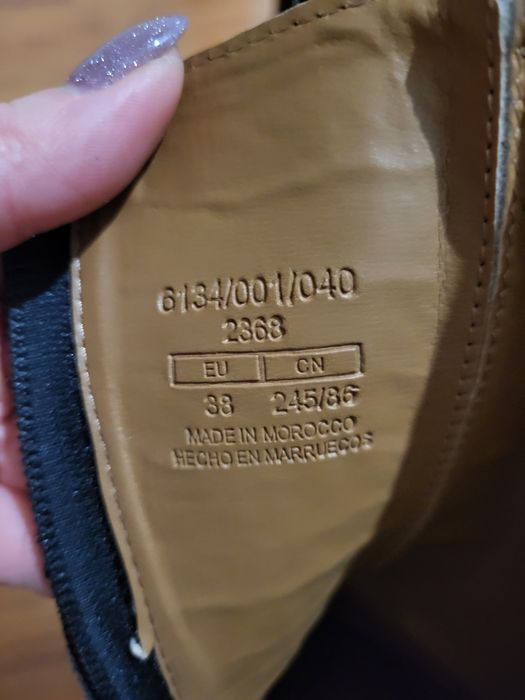 Чоботи козаки жіночі р 38