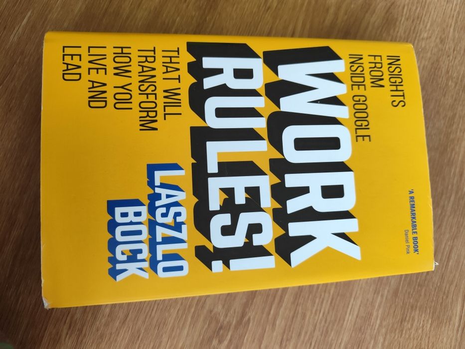 Work rules! Insights from inside google