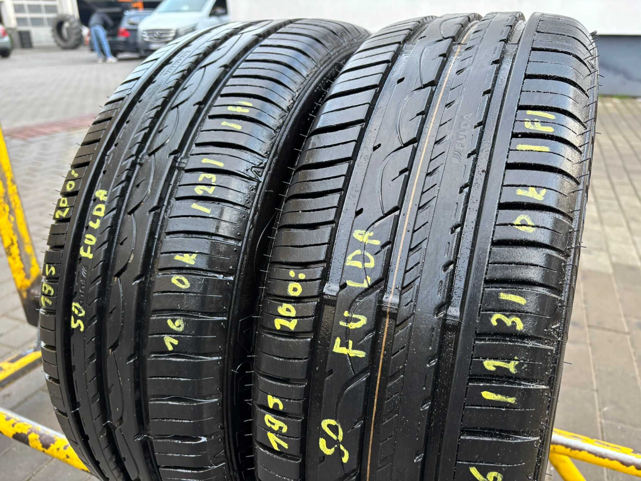 2X Opony Letnie 195/50R16 84V FULDA EcoControl HP 8.4MM 2023R JAK NOWE