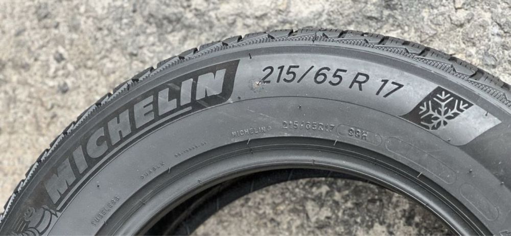 Топова шина‼️215/65 R17 Michelin Pilot Alpin5 2021 рік 6.2мм