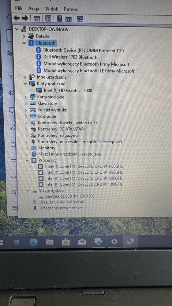 Dell Vostro 3360 i5 8gb 13,3 mat wifi hdmi 128 ssd aluminium