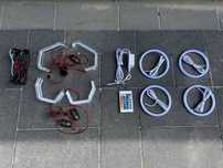 ангельские глазки для BMW led лед бмв e60e46e90f30f32f34f36e60e36e39