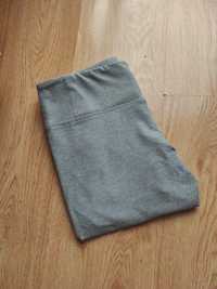 Legginsy spodnie jasne szare damskie rozmiar M 38 z otworami