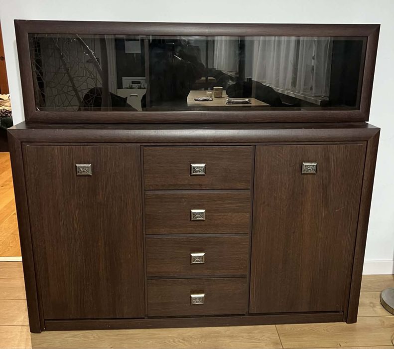 Zestaw mebli z BRW komoda szafka pod TV, szafka wisząca