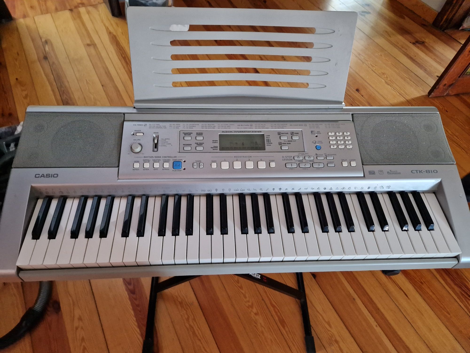 Keyboard Casio CTK-810, wszystko sprawne