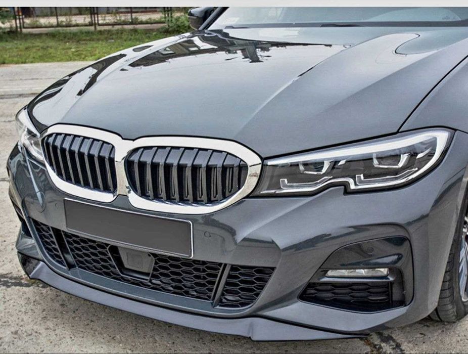 Сплиттер BMW G20 в стиле Maxton Design диффузор спойлер губа сплiтер