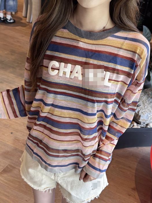 Кофта лонгслів лонг Chanel premium реглан світшот преміум якість