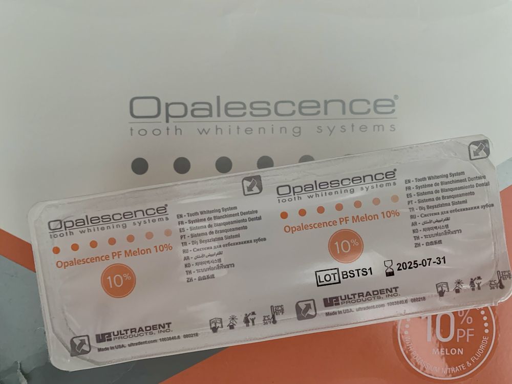 Opalescence 10% braqueamento dentario