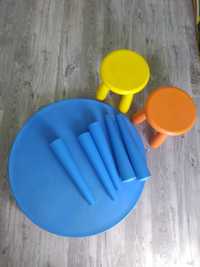 Mammut ikea Стіл стілець табурет синій детский стол стул синий