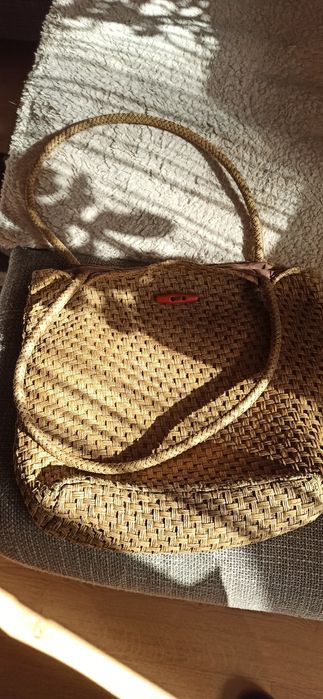 Torba pleciona z zapięciem